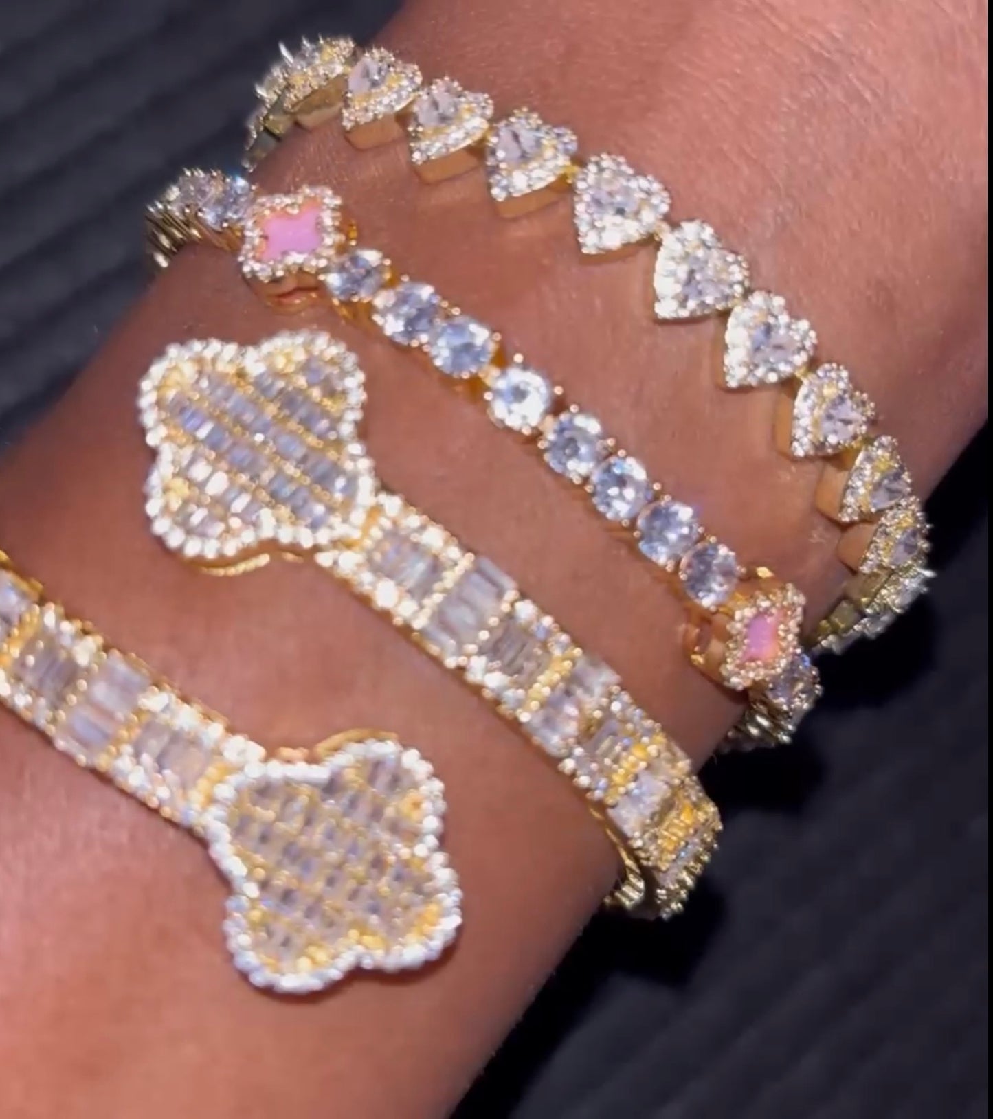 Luxe Clover Bracelet Stack