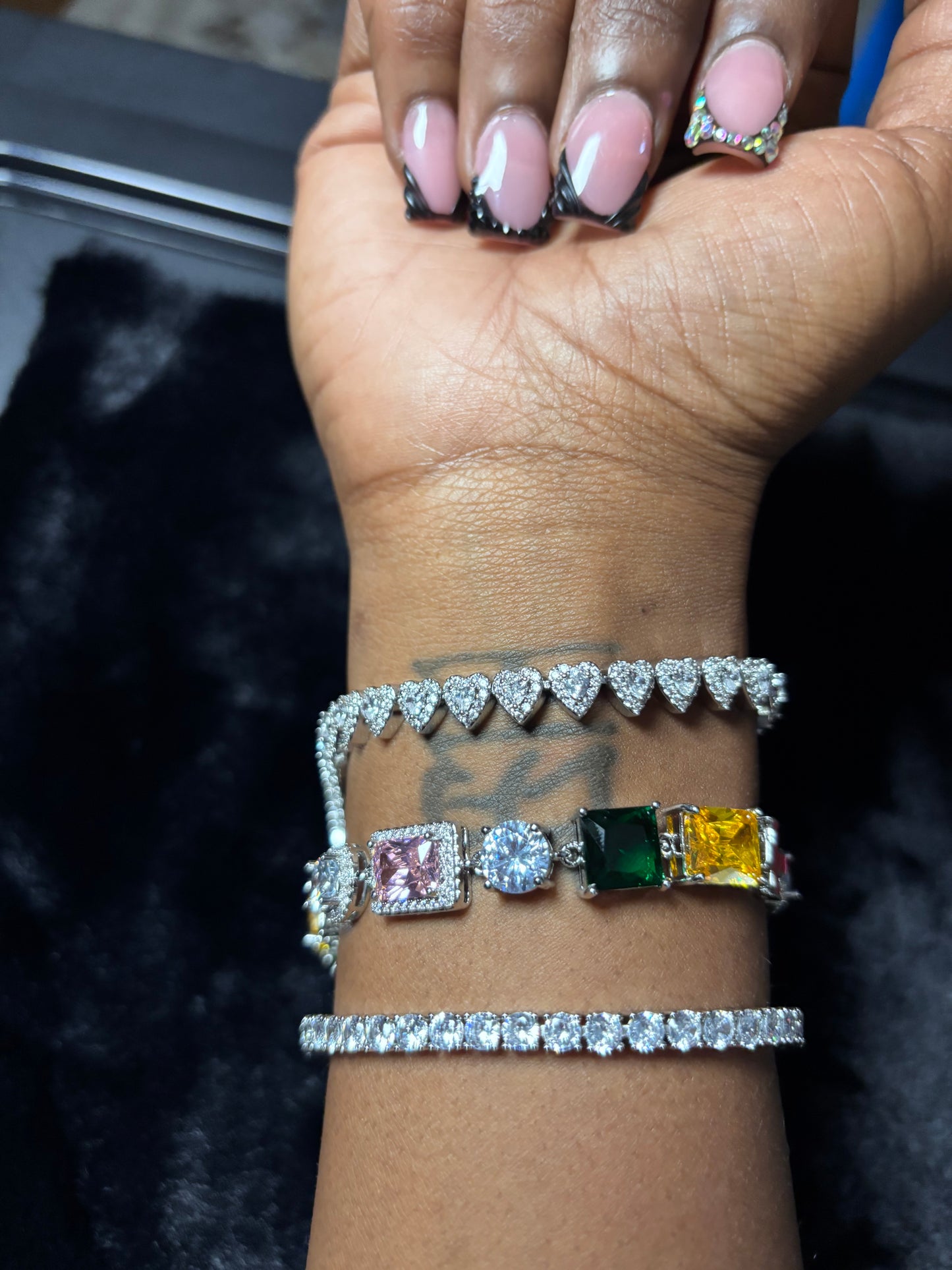 Luxe Gem Bracelet Stack