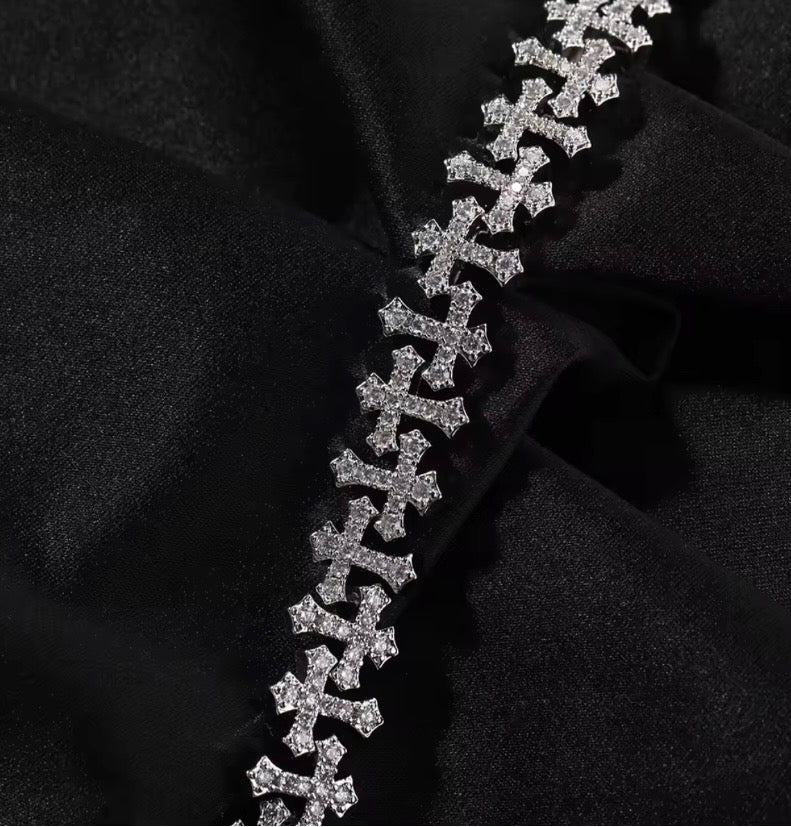 Mini Cross Tennis Bracelet