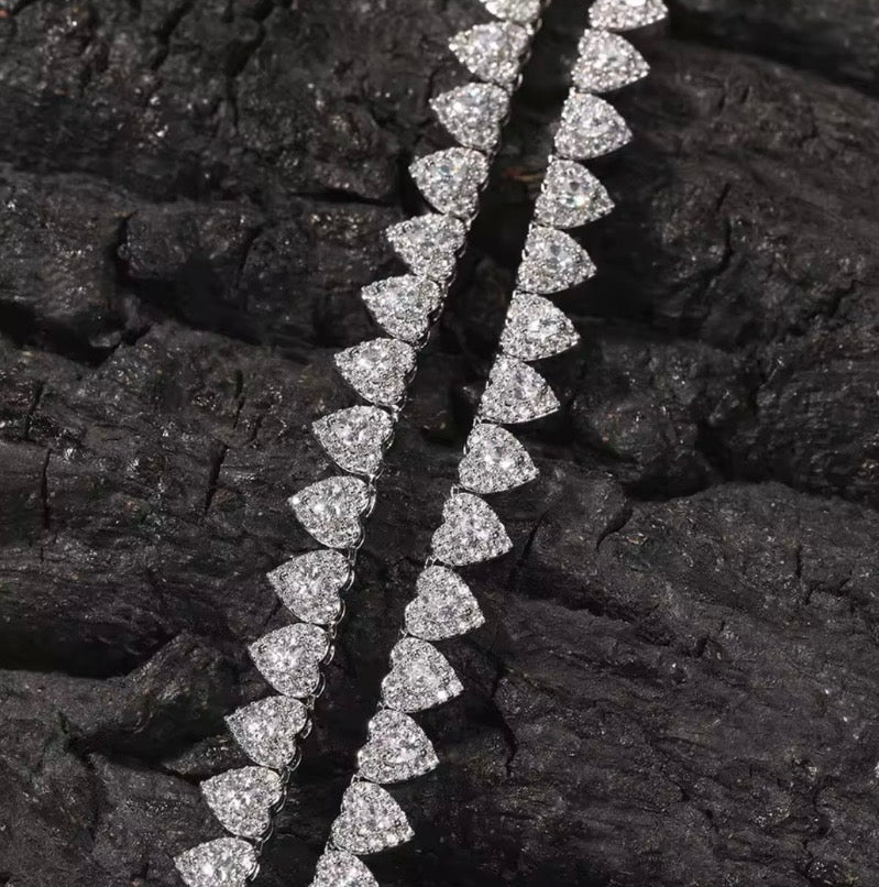 Sweetheart Tennis Bracelet