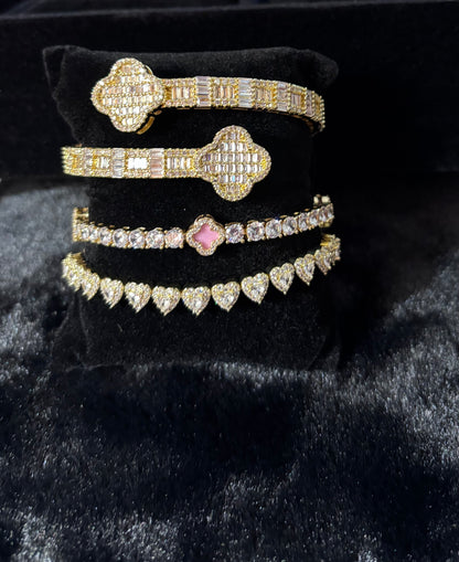 Luxe Clover Bracelet Stack