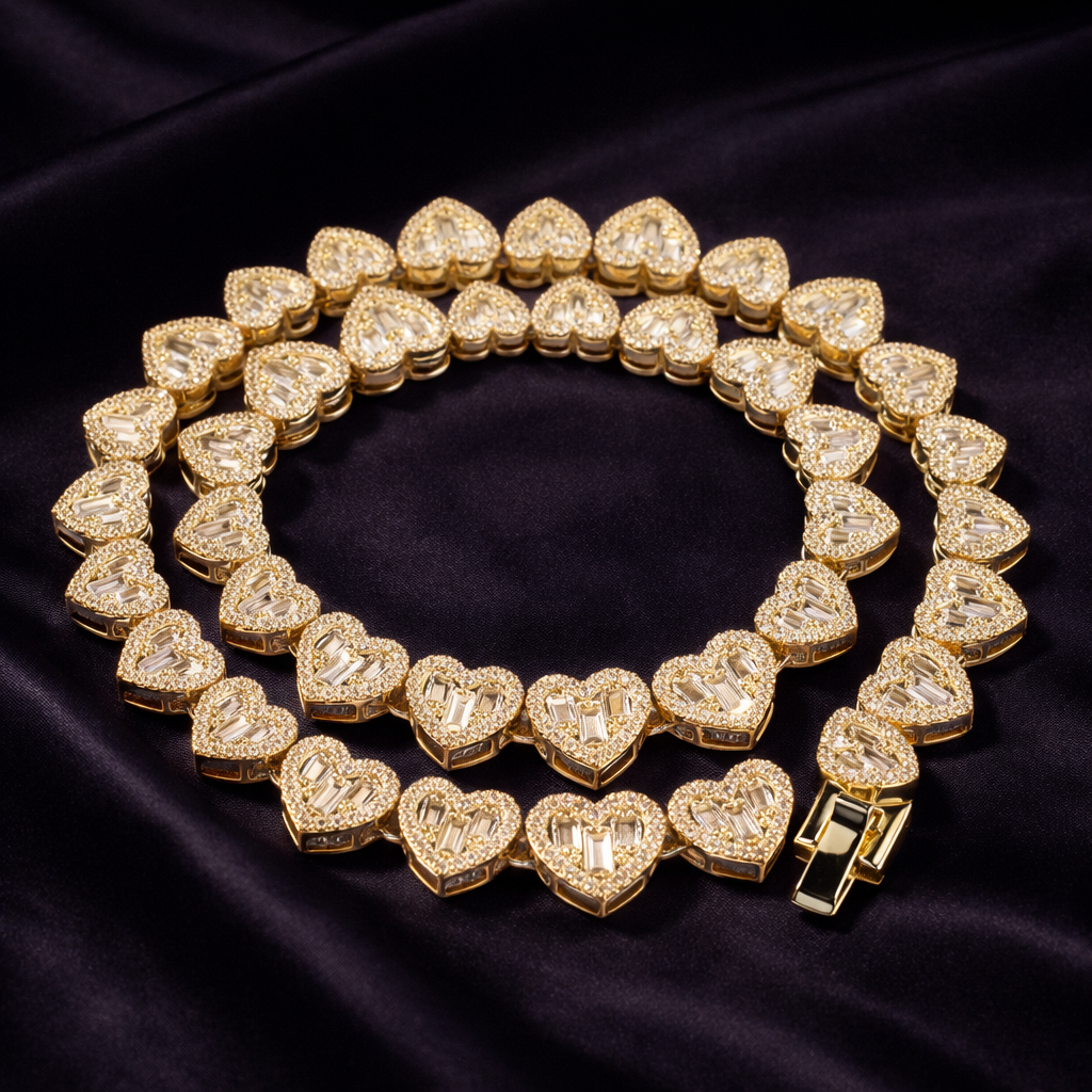 Radiant Heart Link Necklace