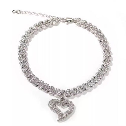 Hollow Heart Anklet