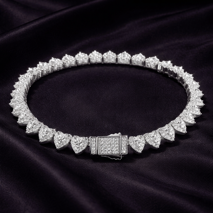 Sweetheart Tennis Bracelet