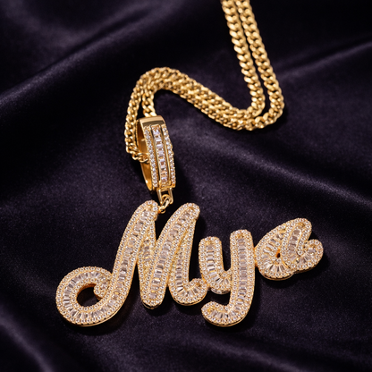 Eternal Script Custom Necklace
