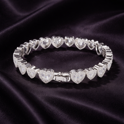 Radiant Heart Link Bracelet