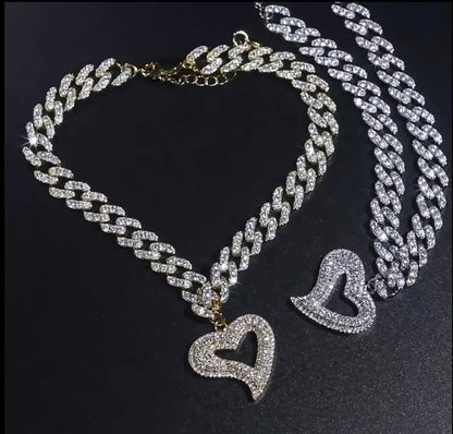 Hollow Heart Anklet