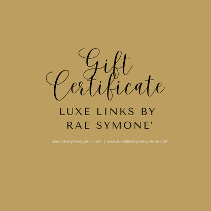 Luxe Links Digital Gift Certificate