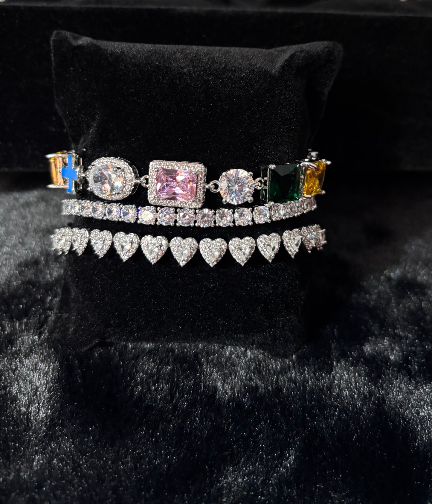 Luxe Gem Bracelet Stack