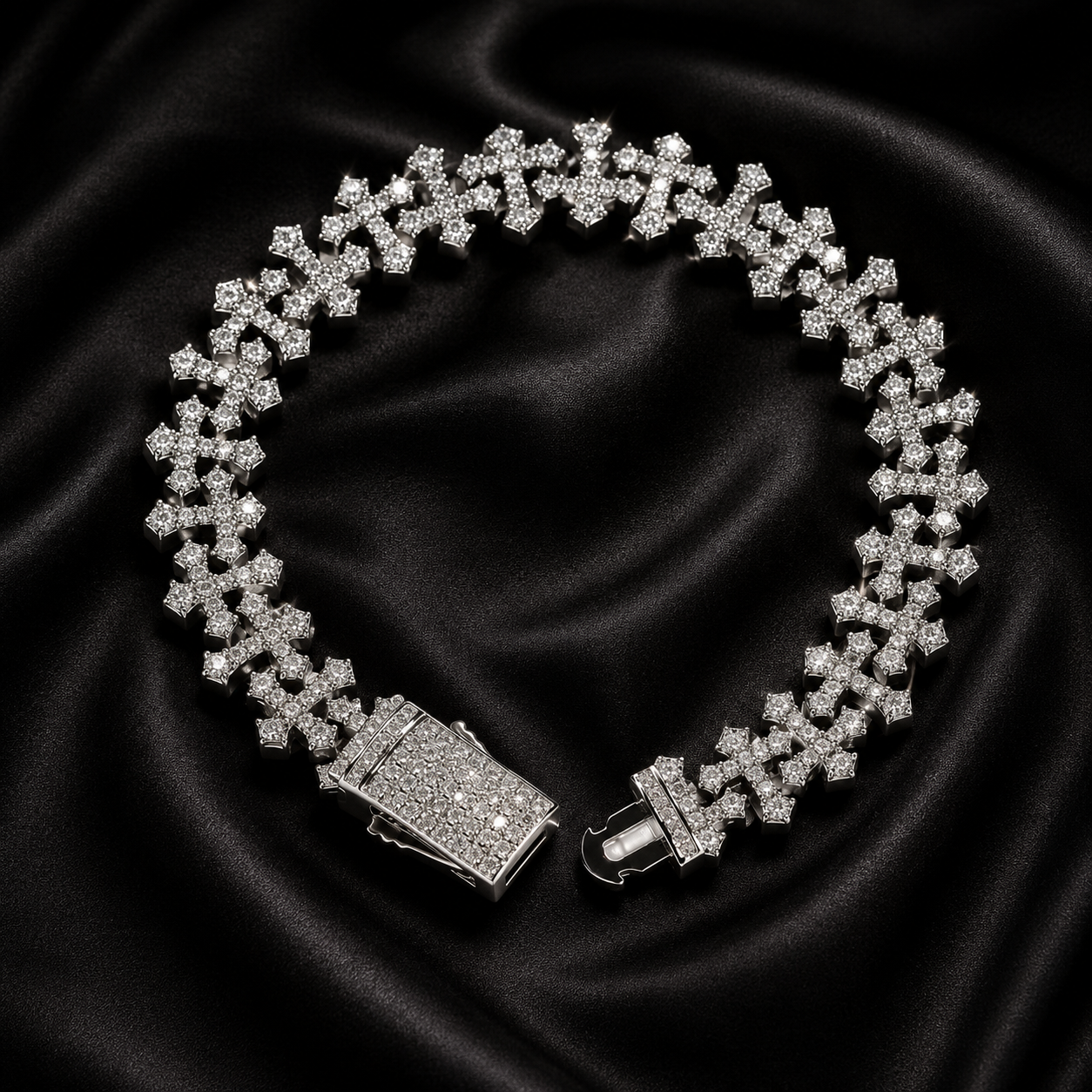 Mini Cross Tennis Bracelet