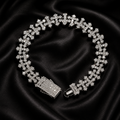 Mini Cross Tennis Bracelet