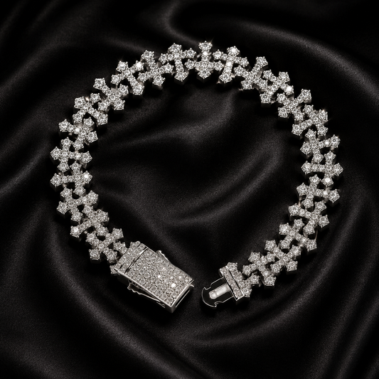 Mini Cross Tennis Bracelet