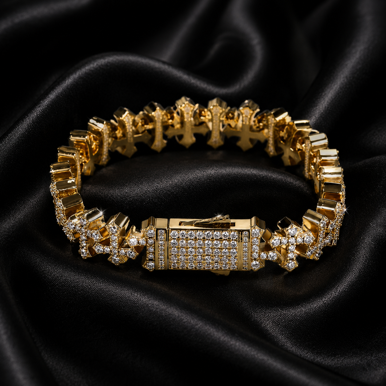 Mini Cross Tennis Bracelet