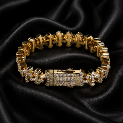 Mini Cross Tennis Bracelet