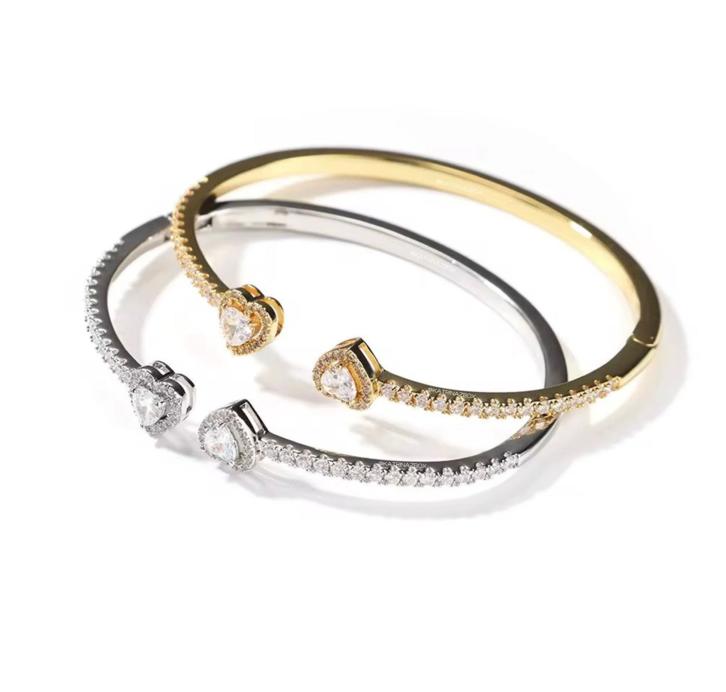 Classy Heart Bangle