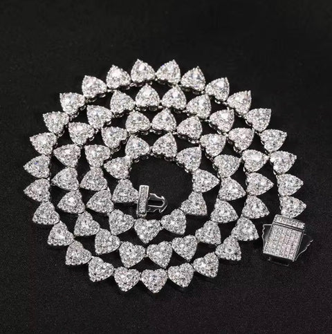 Sweetheart Tennis Necklace