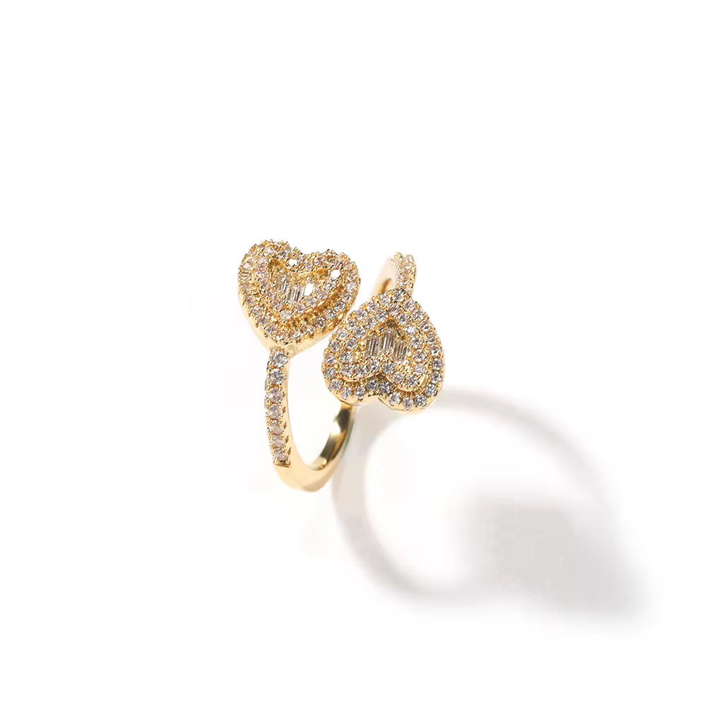 Entangled Hearts Ring