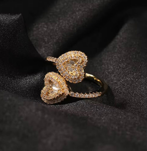 Entangled Hearts Ring